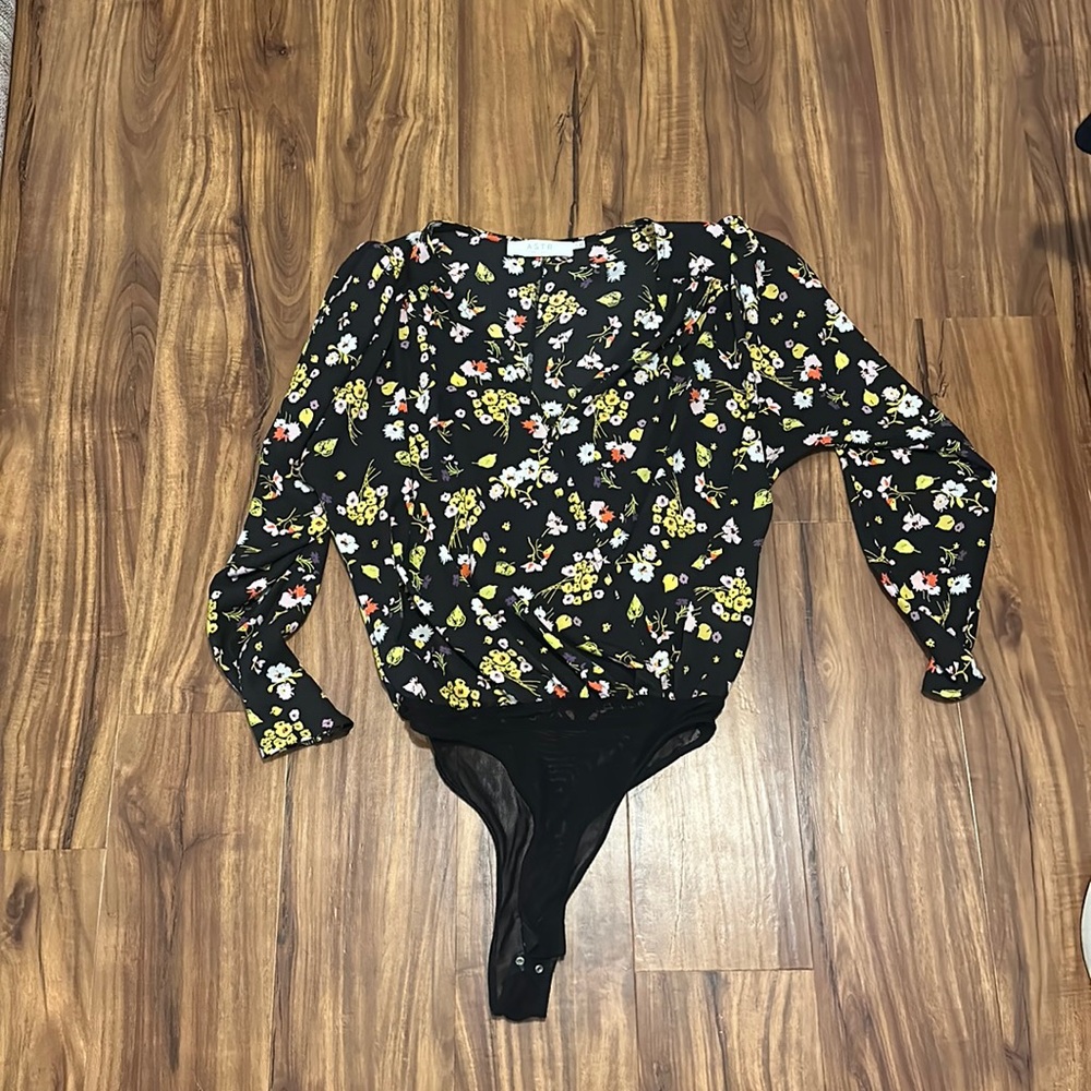 ASTR the label Floral Bodysuit